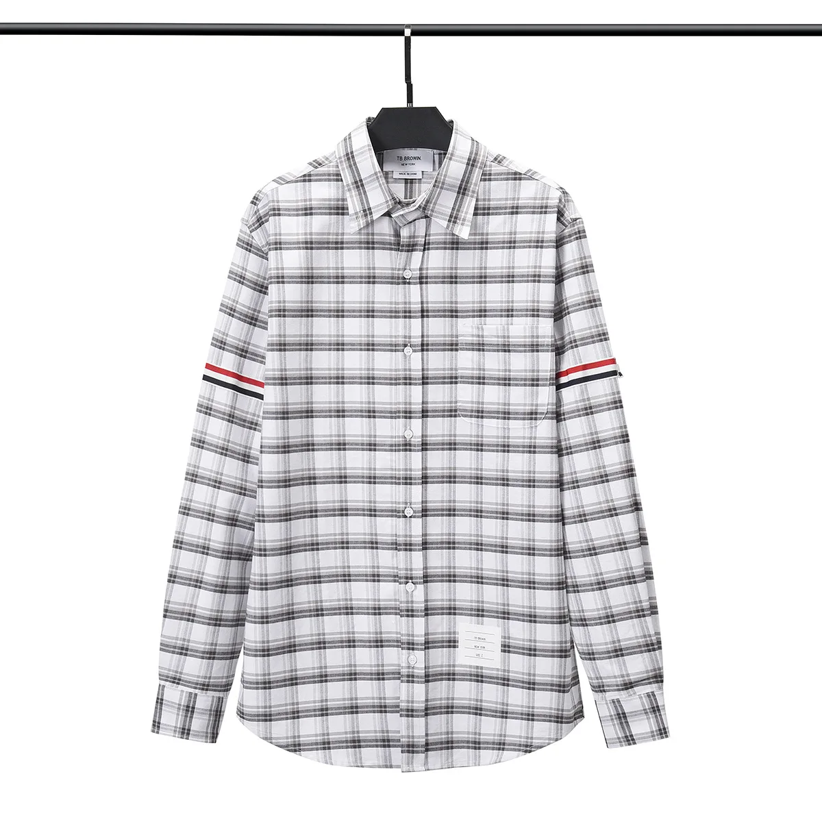 

Классическая женская рубашка с четырьмя полосками, весенне-осенняя, в клетку, повседневная, с цветовыми блоками, с длинным рукавом, 100% хлопок