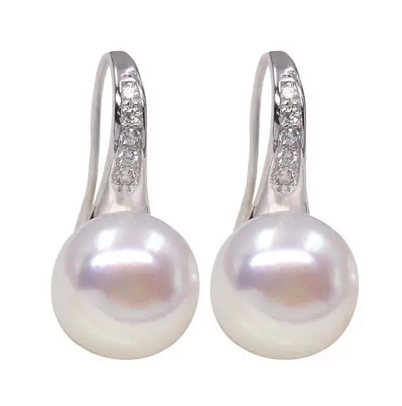 

925 Sterling Silver Natural Freshwater Pearl Earrings studs