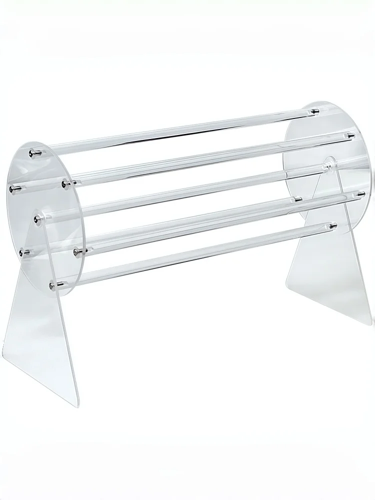 

Acrylic Multi-Layer Storage Ra Hair Accories Display Stand Rotatable Hair Clip Holder Headband Organizer Home Entryway