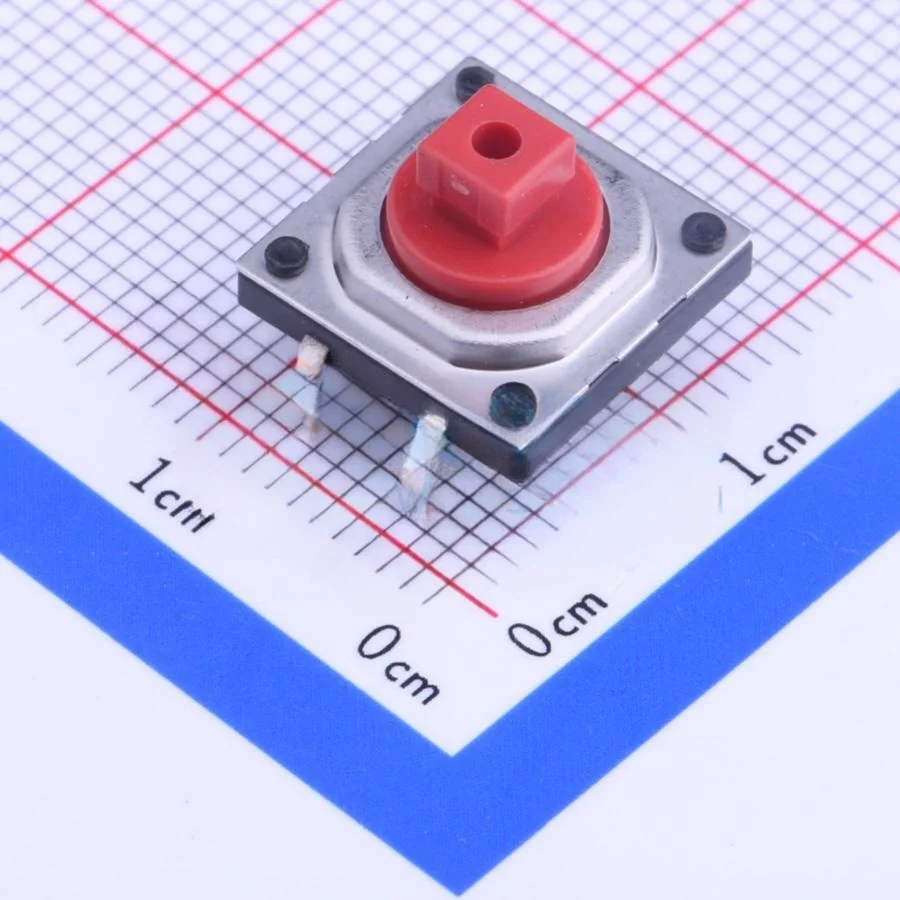 10Pcs/Lot Alpsalpine Original Genuine Skqeaca010 12*12*7.3 Smd Tactile Switch 12mm Square Long-Life (Snap-In Type)