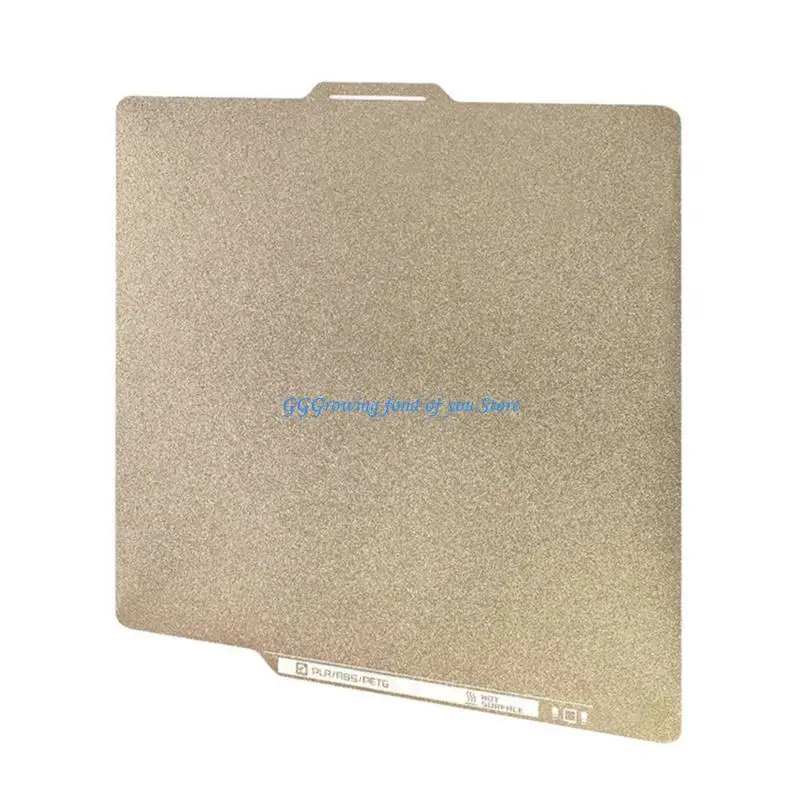 

H9EB PEI Bed Plate Double Side Powder Coated Texture Steel Plate High Temperature Resistant Print Bed for Lab P1P/X1C Printer