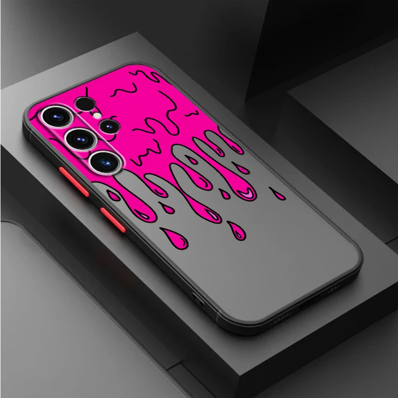 Fun Paint Graffiti Art Phone case for Samsung Galaxy S24 S25 S23 S22 S21 S20 Plus Ultra FE soft funda case