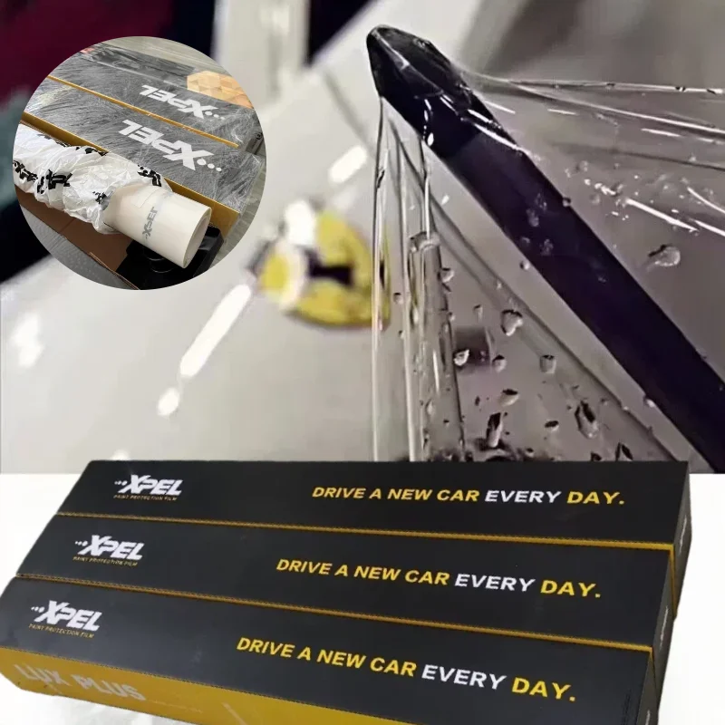 

XPEL TPU PPF 9.5MIL Автоматическая защитная пленка для краски Высокоглянцевая прозрачность Самовосстанавливающийся высокотемпературный камень-чип