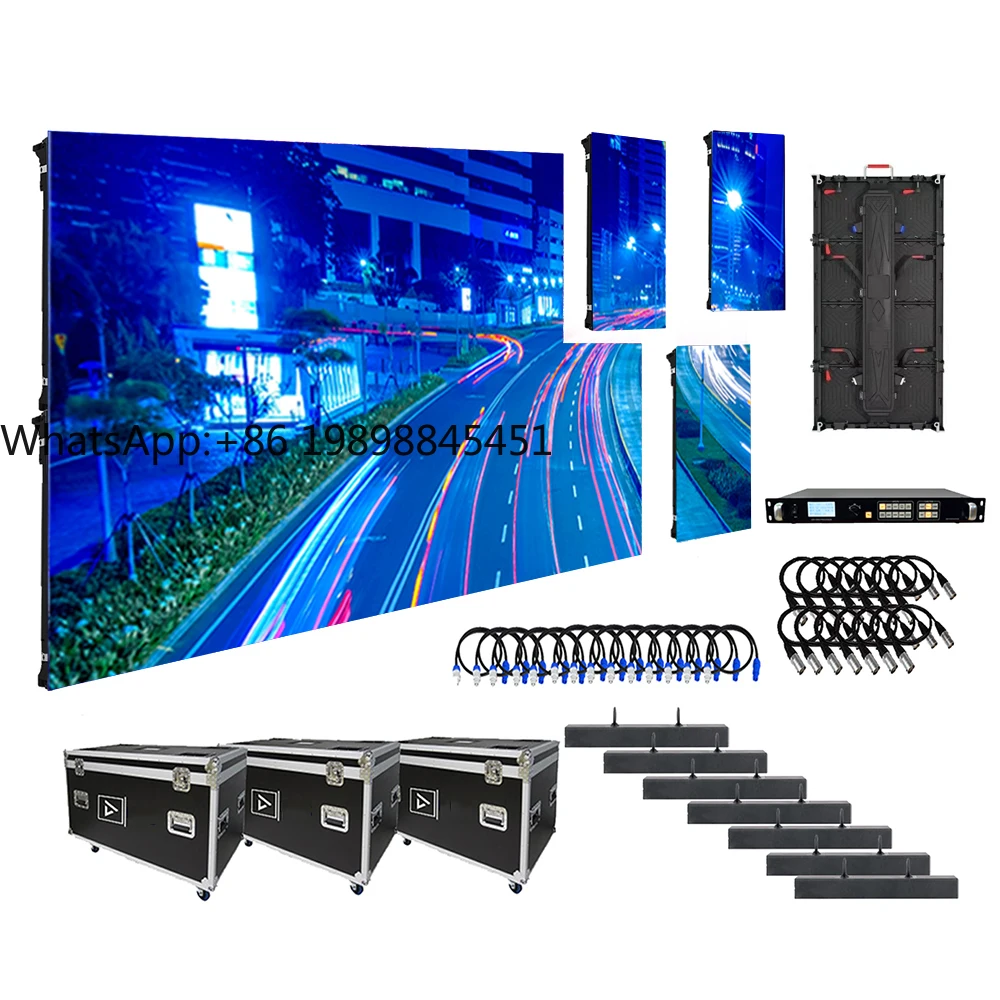 

Outdoor P3.91 P4.81 Full Color LED Screen Panel for Cinemas Rental Stage Video Wall Display at Concert Events