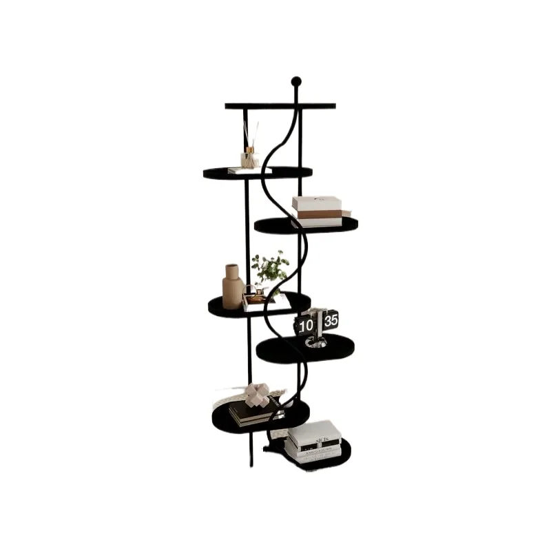 flower stand Shelf Living room indoor balcony Floor-to-ceiling wrought iron multi-layer green dill flower stand