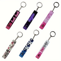 Acrylic Nail Extension Keychains Credit Card Grabber with Plastic Clip Cute ATM Card Puller Keychain Women Easy Card Retrieval
