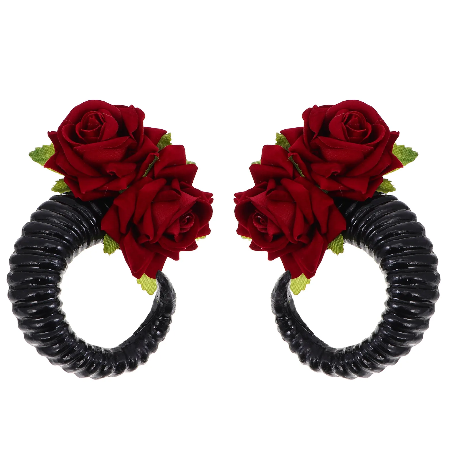 

Повязка на голову с рогами, овечьи повязки для макияжа с цветами, хлопковый льняной головной убор, детские аксессуары для девочек