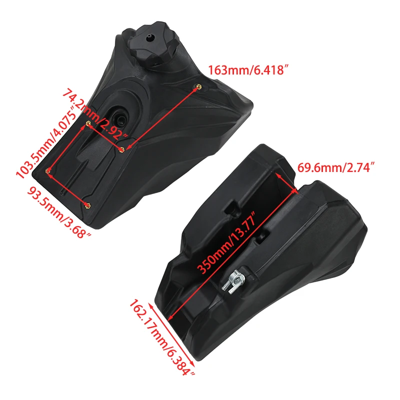 LINGQI سباق الدراجات النارية KT85 البلاستيك الديزل الغاز النفط خزان البنزين خزانات تخزين الوقود ل KT 85 الترابية دراجة الطرق غير الممهدة على الطرق الوعرة إندورو