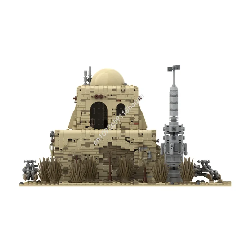 1805 pz Moc Star Battle Tatooine Casa Modello Building Blocks Mattoni Fai Da Te Assemblaggio Creativo Giocattoli Educativi Regalo Del Capretto