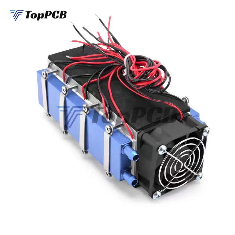 12V 576W 8 Chip Semiconductor Thermoelectric Cooler Peltier Electronic Cooling Radiator Air Conditioner Refrigerator cooler