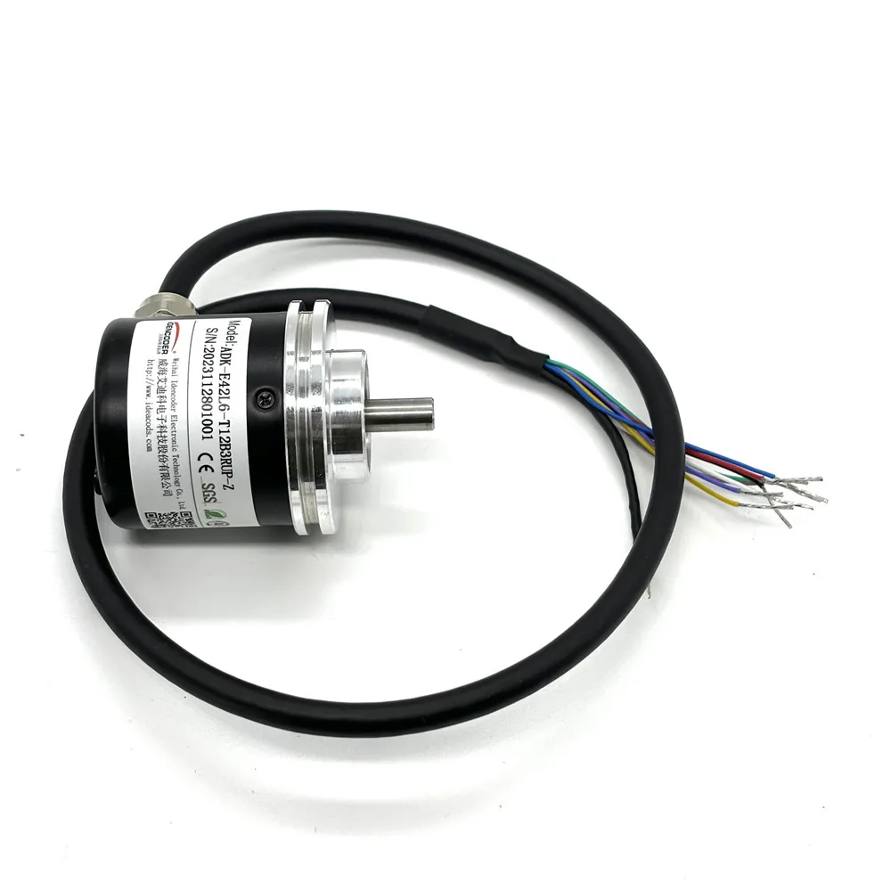 42*42mm Size Rotary Encoder ADK-E42L6-T12B3RUP-Z IP54 5000rpm 12bit 6mm Shaft 24V