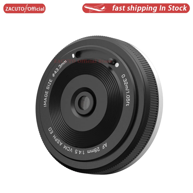 VILTROX AF 28mm F4.5 Autofocus Full Frame Lens Retro Ultra-thin For Sony E Mount A7C A6400 A6700 ZV-E10 A7M5