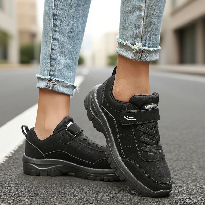 Zapatos de senderismo para mujer, zapatos impermeables, cómodos y transpirables para caminar, zapatos para correr para viajes al aire libre, zapatillas de deporte de marca de lujo para mujer