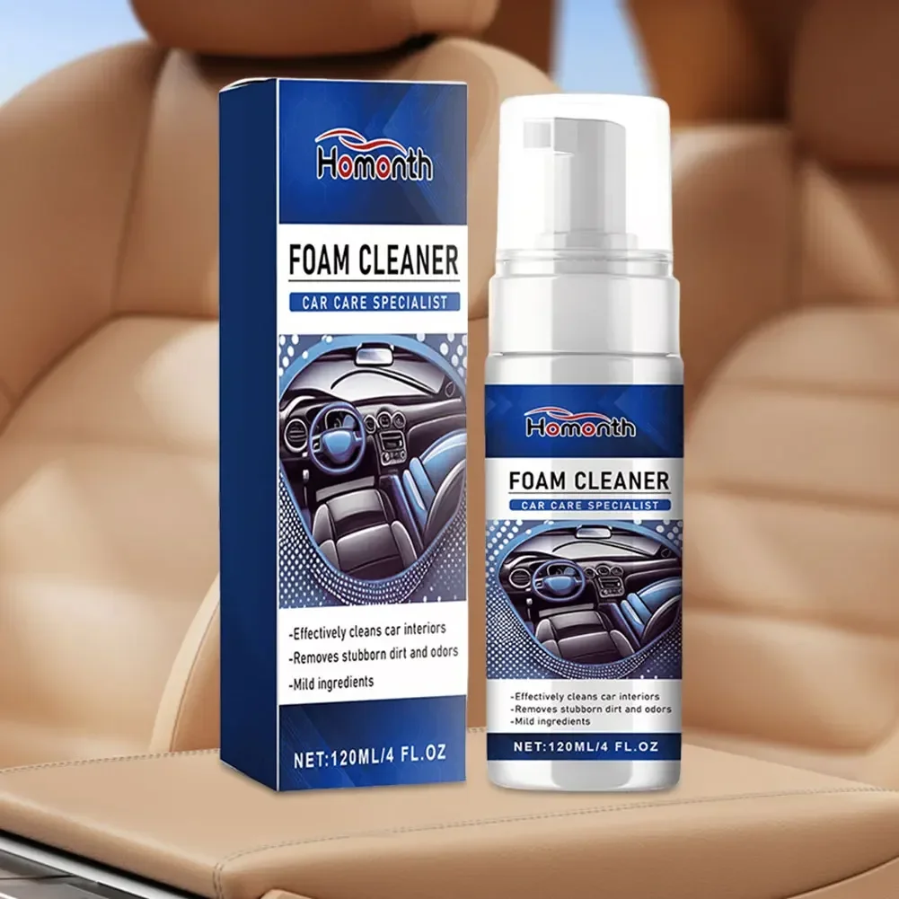 

Car Foam Cleaner Multi-Purpose Car Interior Foam Refinisher Cleaner for Car Interior Ceiling Leather Seat