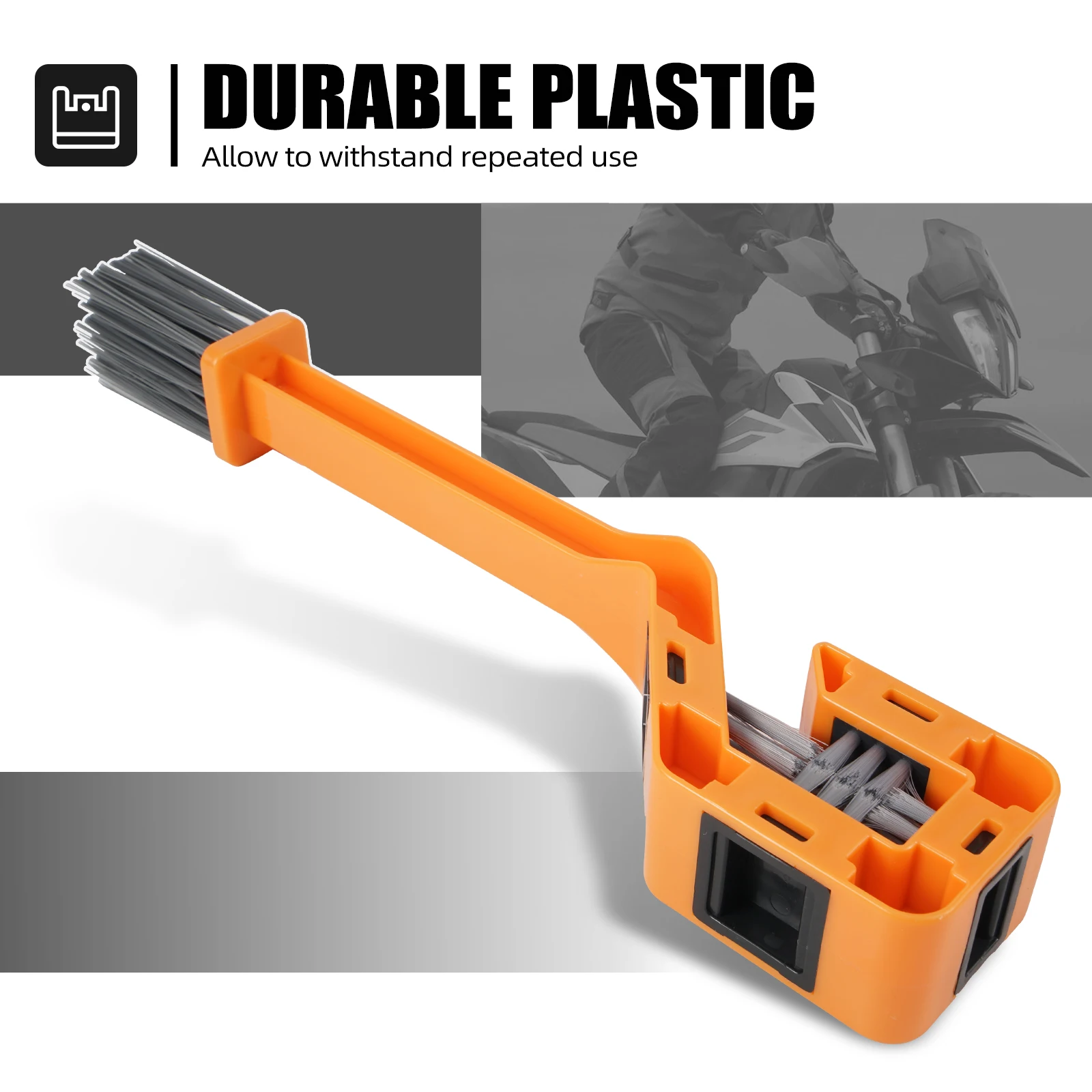 For KTM EXC 300 Gear Chain Cleaning Brush Tool For Husqvarna TE 300 GasGas EC Beta RR 300 Honda Yamaha Suzuki Kawasaki Sherco
