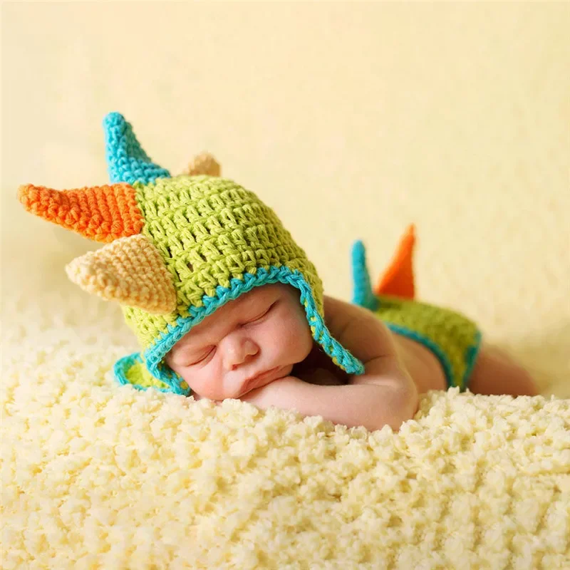 Newborn Photography Props Photo Accessories Crochet Knitted Shooting Baby Costume Boys Girls Photographie Clothes