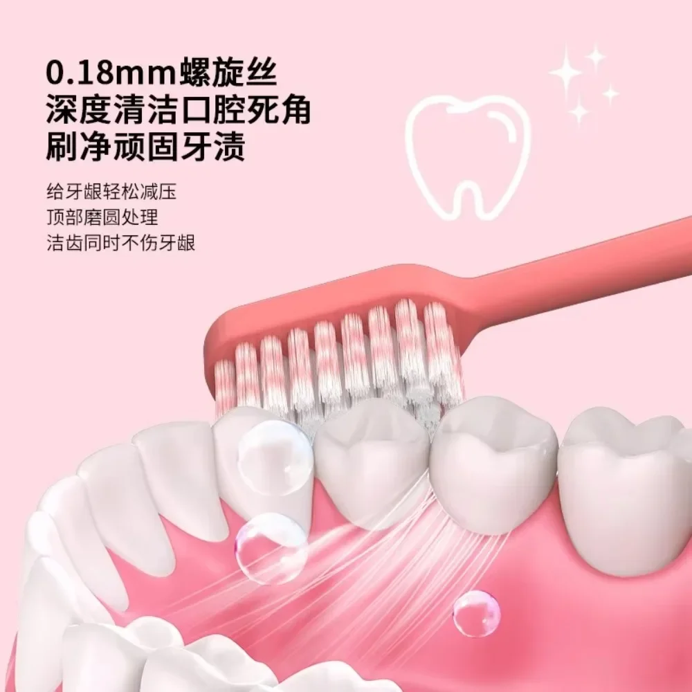 

3pcs Toothbrush Medium Soft Bristle Teeth Whitening Family Toothbrushes Dental Oral Care for Travel Party Whitening Teeth