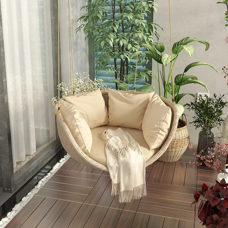 

Hanging Basket Hanging Chair Balcony Leisure Rattan Chair Terrace Rattan Chair