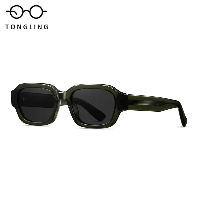 

Солнцезащитные очки 2026: Мужские и женские, ручной работы, из высококачественного ацетата, в трендовом ретро-стиле, для бизнеса и повседневной носки, с защитой от УФ-излучения, квадратные, класса люкс