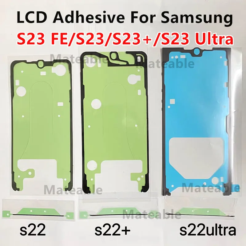 S23U S22U S23+ S22+ S22 For Samsung Galaxy S23 Ultra S22 Plus FE LCD Screen Adhesive Sticker Glue Waterproof Double Tape
