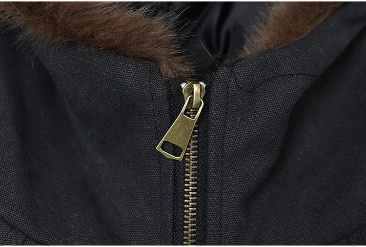 موضة ريترو فو الفراء طوق فريد هوديس سترات الرجال النساء 2025 شتاء جديد فضفاض الراحة العصرية القمم سستة شيك سترات معاطف #3