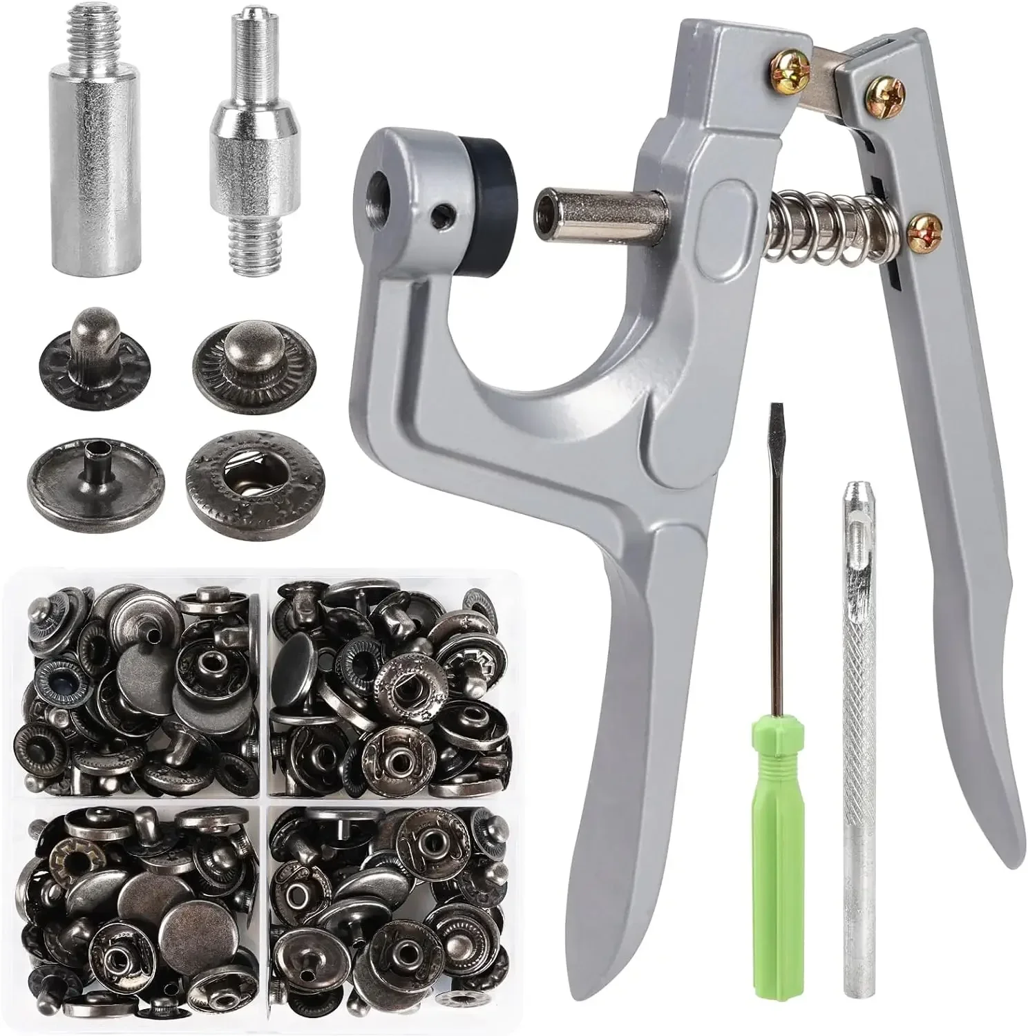 40 Zestaw metalowych zatrzasków z szczypcami Zestaw zagęszczonych zatrzasków do szycia DIY Craft do montażu odzieży do szycia