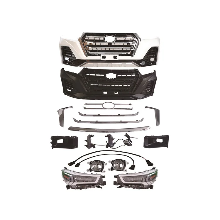 

DaMeiОригинальное качество BodyKit, решетка переднего бампера, комплект светодиодных фар для Hilux Revo 2016-2020, обновленный стиль X-Men