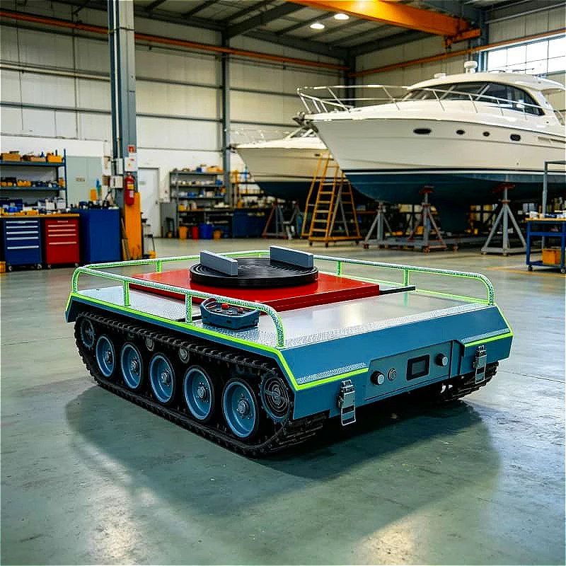 Flexible Configuration Electric Transfer Cart 45 Ton Battery Remote For Workshop Variable Load Transport Customized
