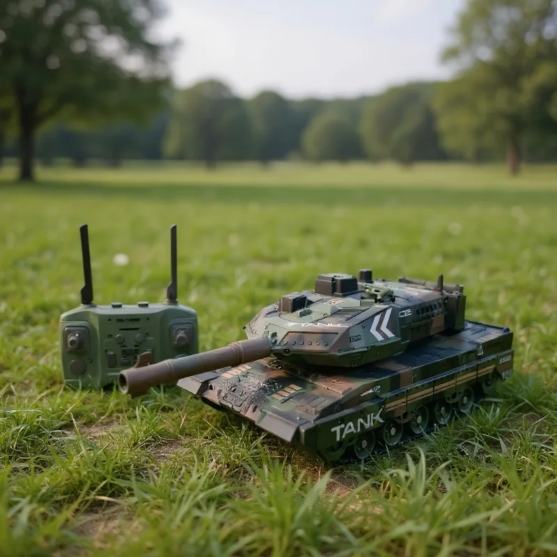 Afstandsbediening Simulatie 2.4G Rupstank Water Bo Spray Afstandsbediening Voertuig Oorlog Gepantserd Voertuig Model Kinderen Speelgoed Cadeau