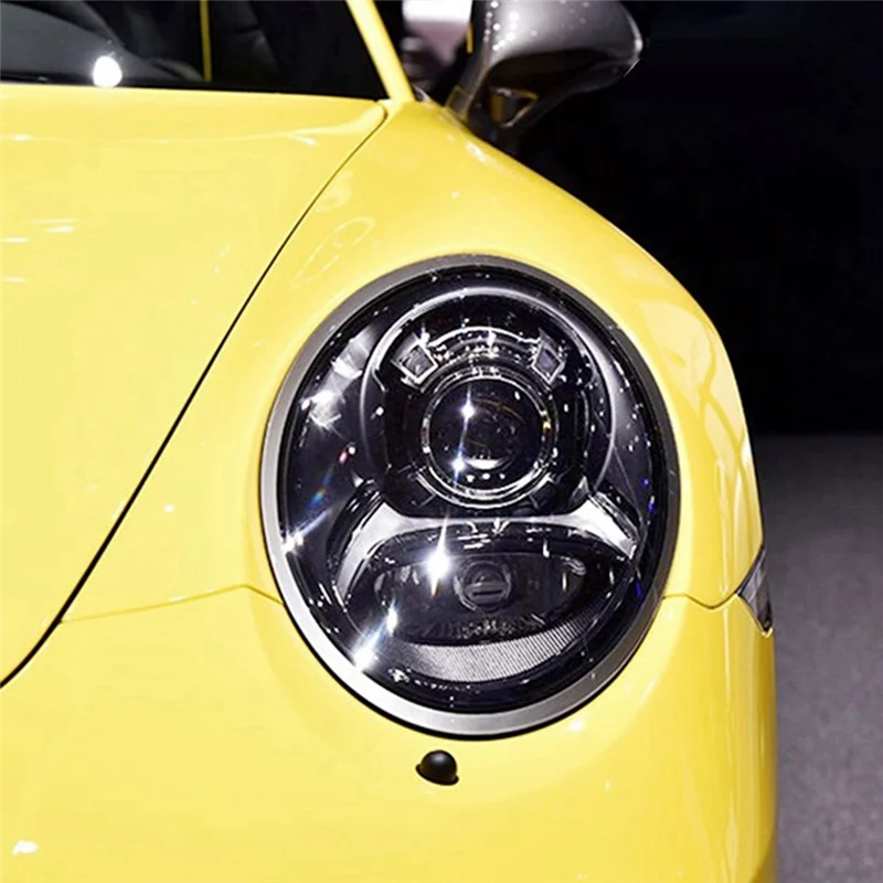 جديد وصول العلوي الظل ل 991 911 Targa/Carrera 2012-2018 اليسار حافة سوداء شفافة