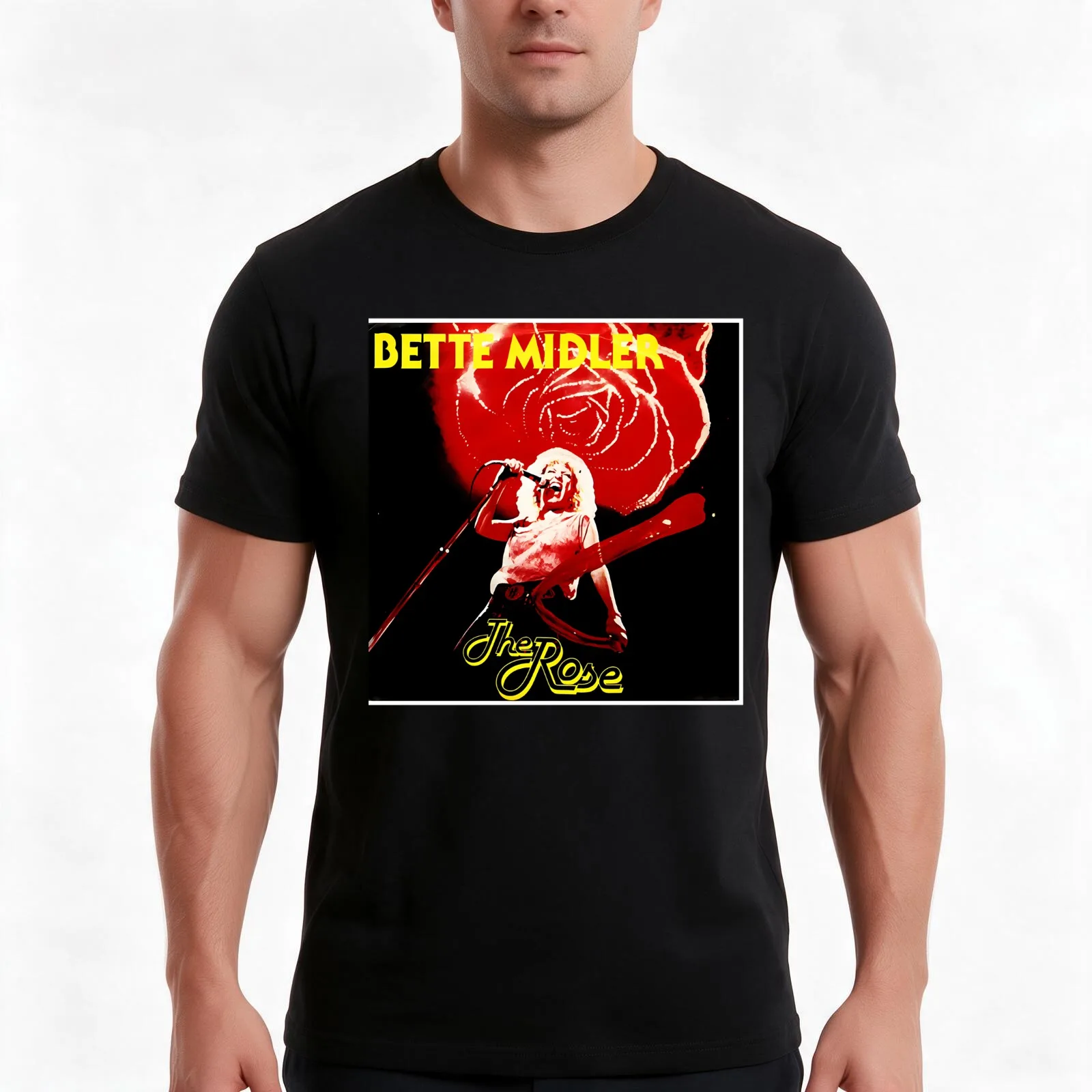 Funny Man Actress Midler Actress Bette Gift Movie Fans T-Shirt Summer Casual Cotton Tee Oversized Streetwear Tops 100% Cotton