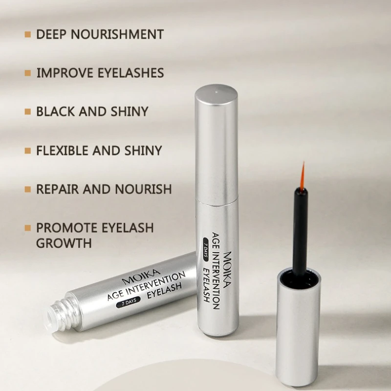 1 Stück Wimpernernährungslösung dick, schlank, lang, nährend und nährend Wimpernbasis Reparatur natürliches transparentes Serum 4 ml