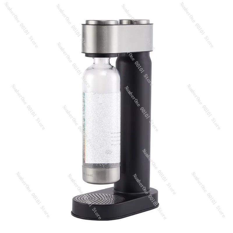 Bubble water and soda maker, household carbonated beverage aerator, 1L capacity, popular model, portable, easy to use, sparkling