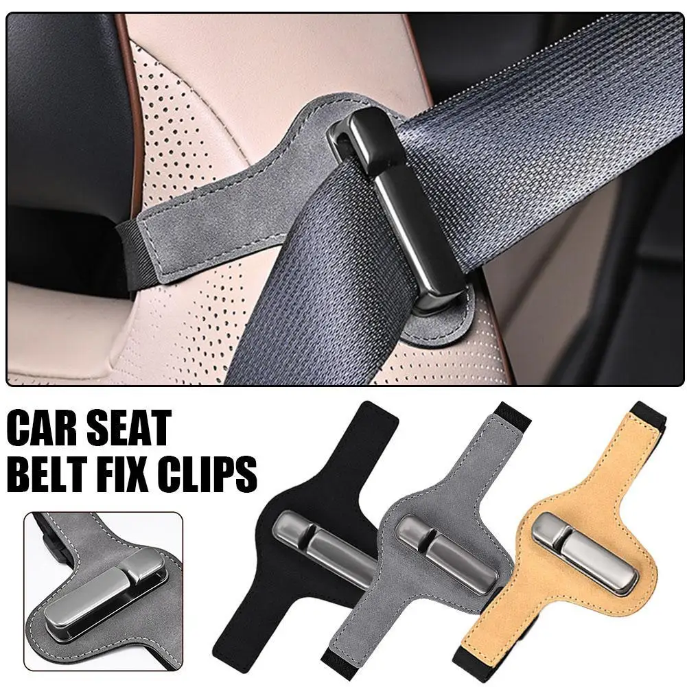 Car Seat Belt Fix Clips Universal Anti-Strangle Seat Belt Limiter Quick-Release Locking Anti Pinch Car Seat Belt Adjustment