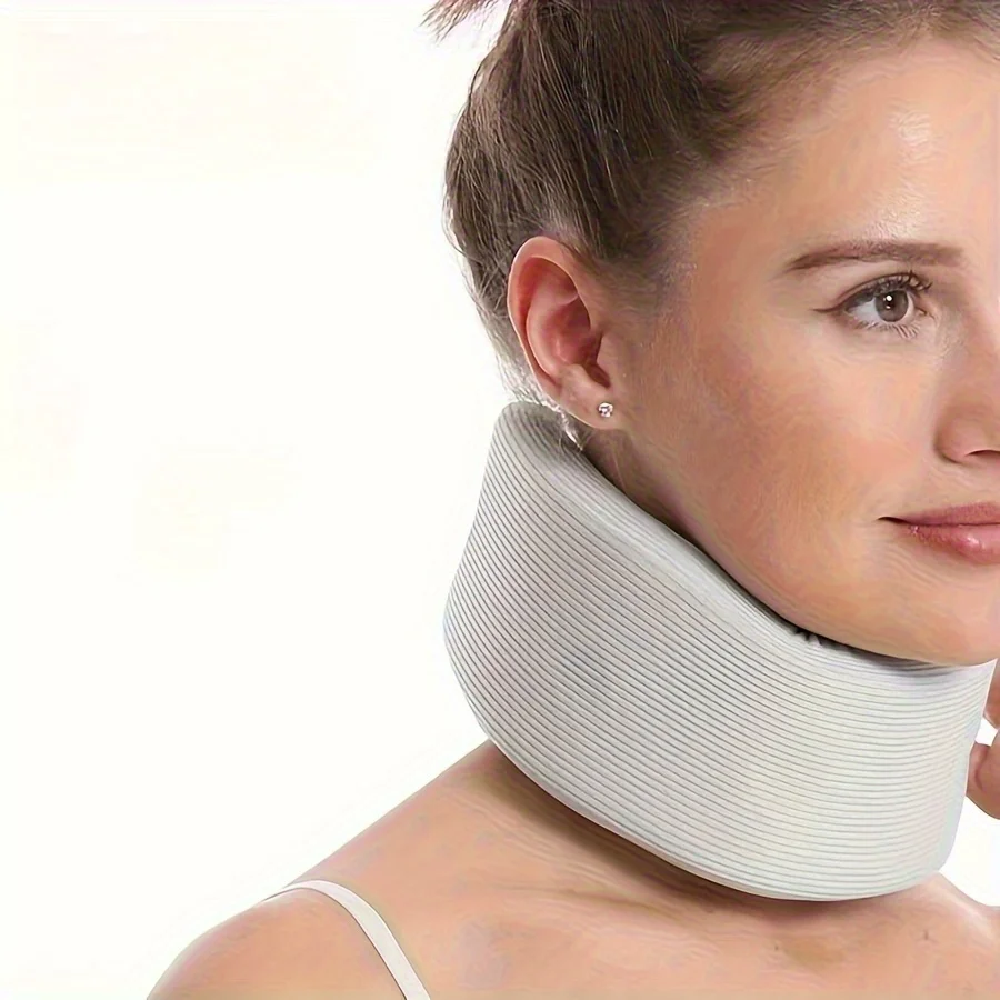 دعامة الرقبة، مثبت العمود الفقري العنقي المريح لمنع وضعية الرأس والرقبة الأمامية، طوق عنق الرحم لتلفزيون الساعات والاستخدام المكتبي #3