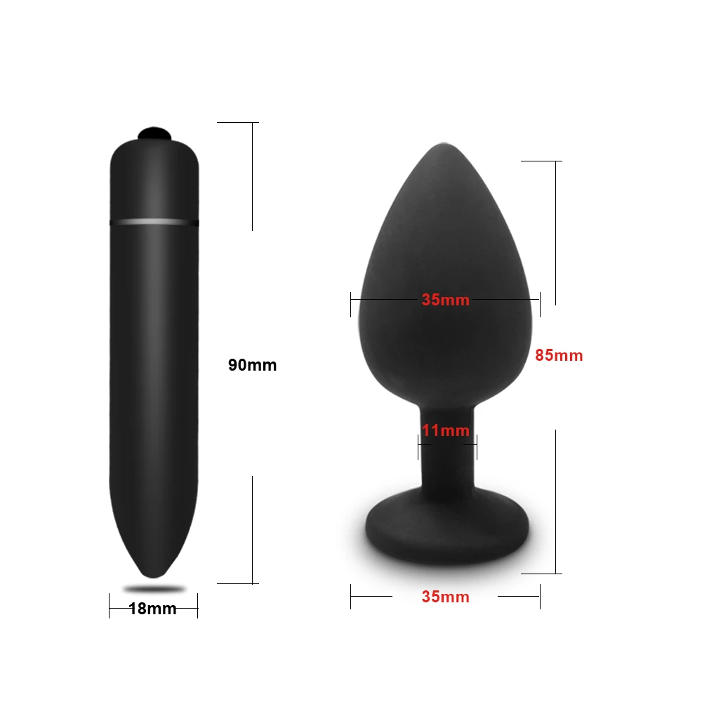 Anal Butt Plug Soft Silicone Prostate Massager For Couples_voghion.com