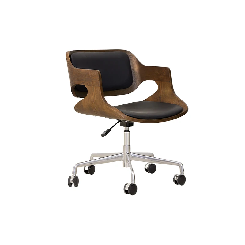 

Retro light luxury office, designer computer swivel chair, comfortable and sedentary back chair for home use