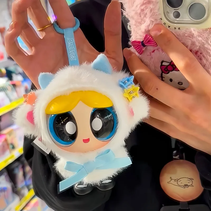 Toptoy The Powerpuff Girls Cloak Series Surprise Blind Box Vinyl Figurine Pendant Trendy Toy Figurine Cute Ornament Toy Gifts