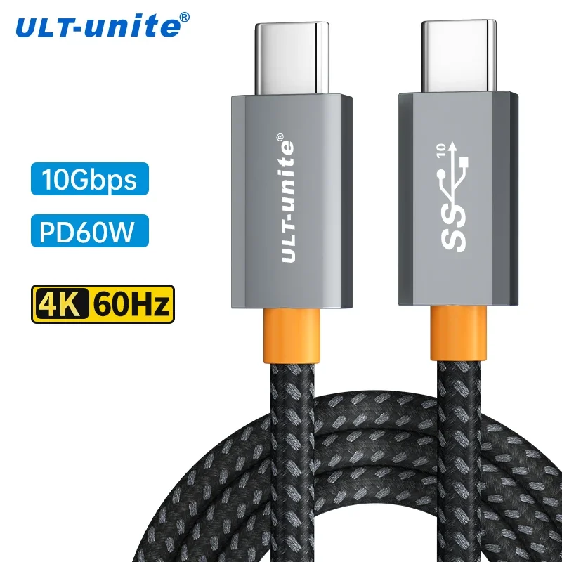 2pcs 4K60Hz Type C Cable Charging Line USB3.1 C to C Display Cable For Macbook iPad Phone Xiaomi SamSung Huawei Data Cord Wire