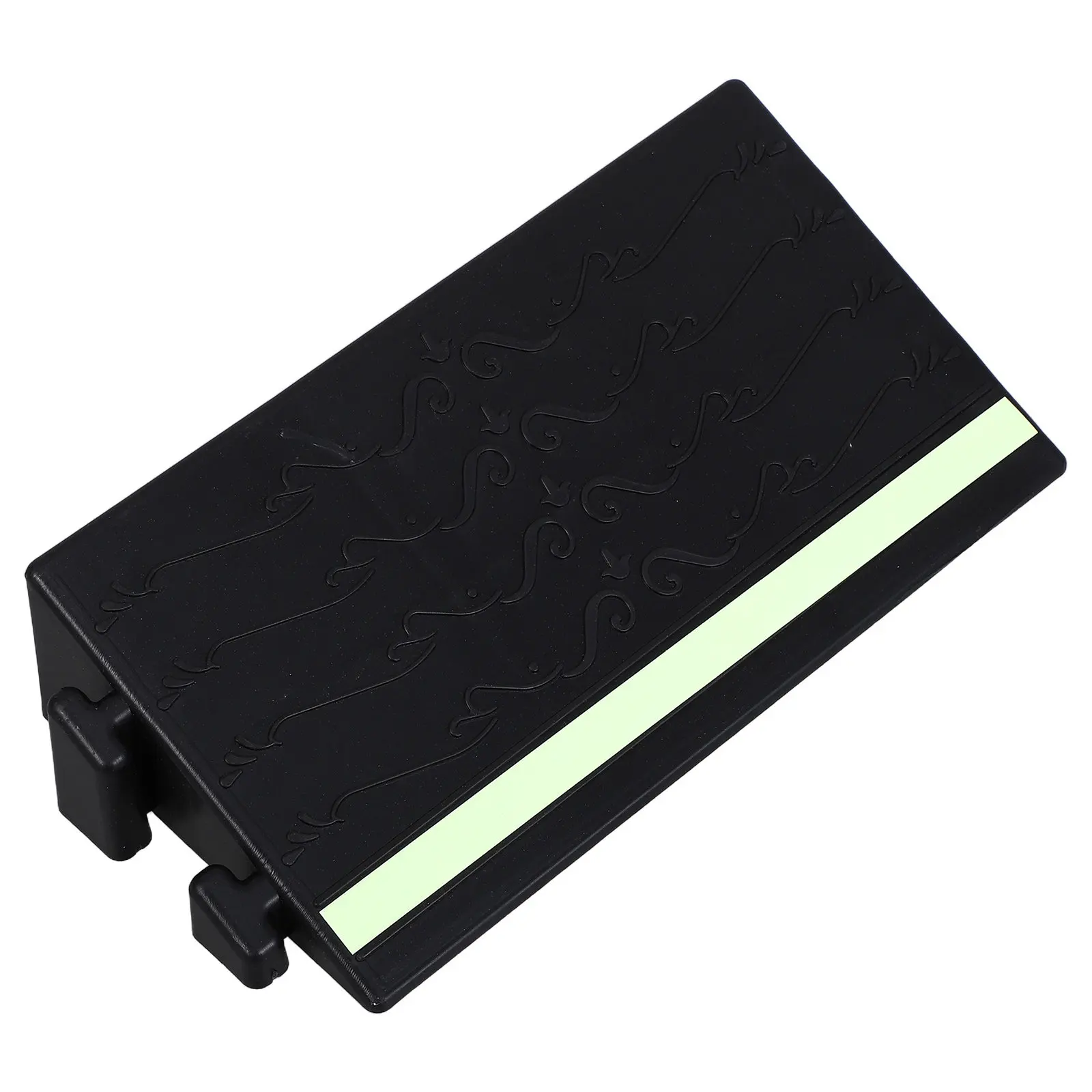 

Robot Vacuum Cleaner Threshold Ramp 9.8x5.5x2.4 Non-Slip Plastic Glow in The Dark Strip Indoor Doorways Entry Steps Transition