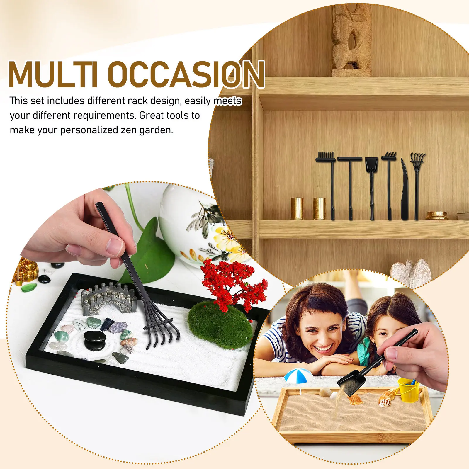 Ensemble de 6 mini outils de r - Zen Gardening Tools avis et prix