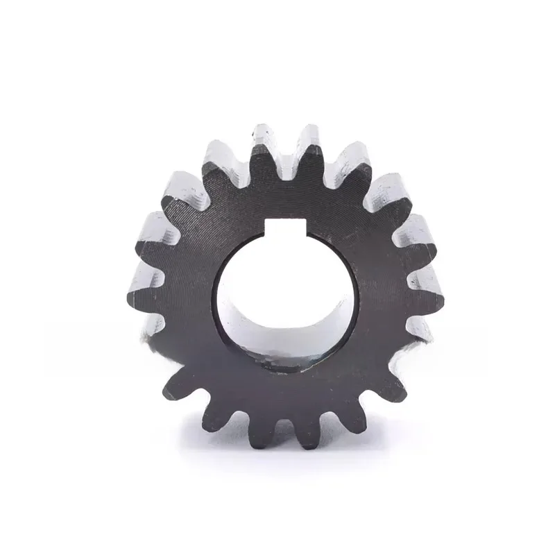 1PCS 45# Steel Spur Gear 1.5M 1.5 Module 40/42/44/45/48/50/60 Teeth Flat Cylindrical Drive Gear Keyway Bore 15/16/17/18/19/-30mm