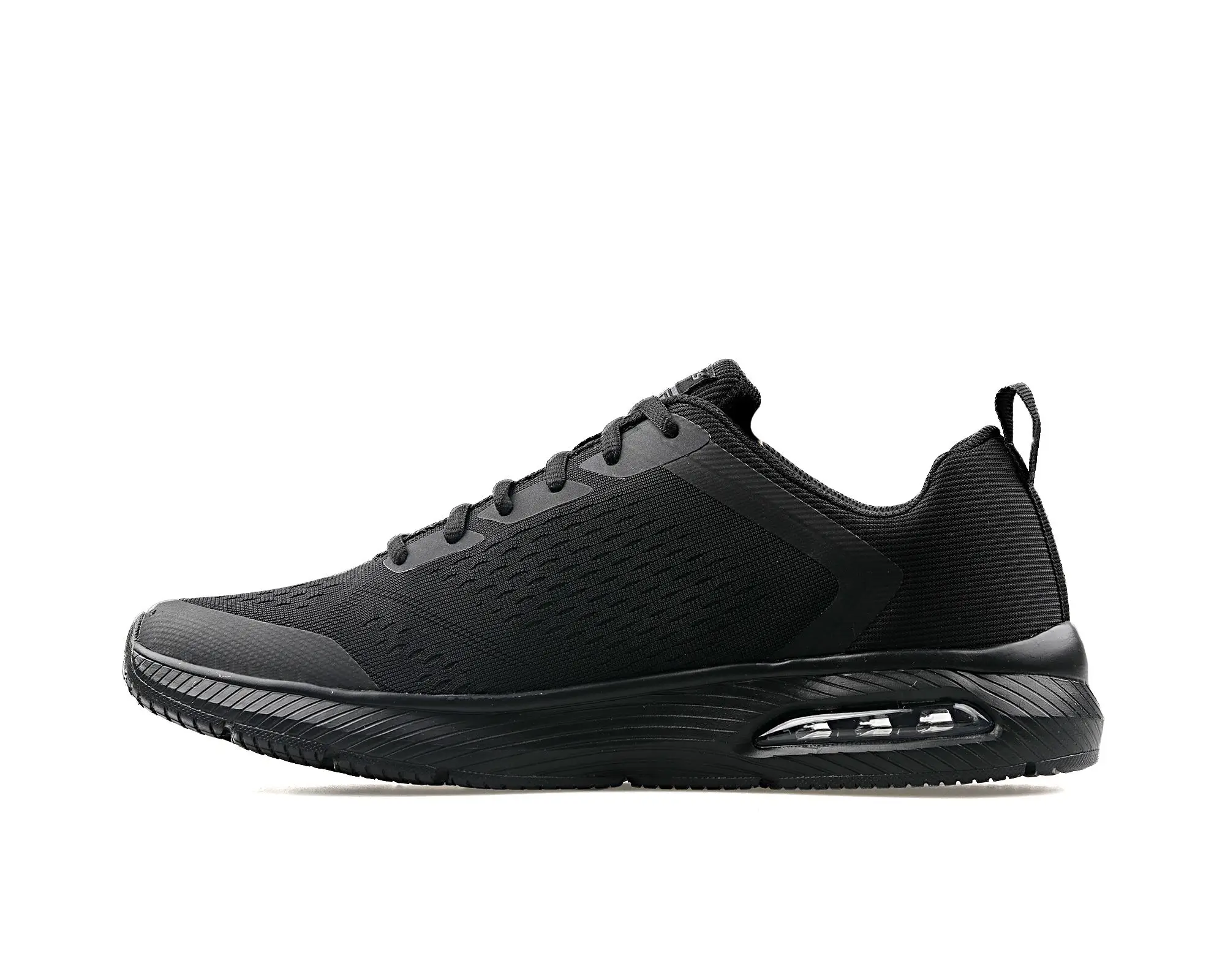 Skechers Dyna Air Shoes Mens Sneakers Fashion Lace-Up Casual Shoes Men's Flats Soft Sole Black Mens Shoes for hiking