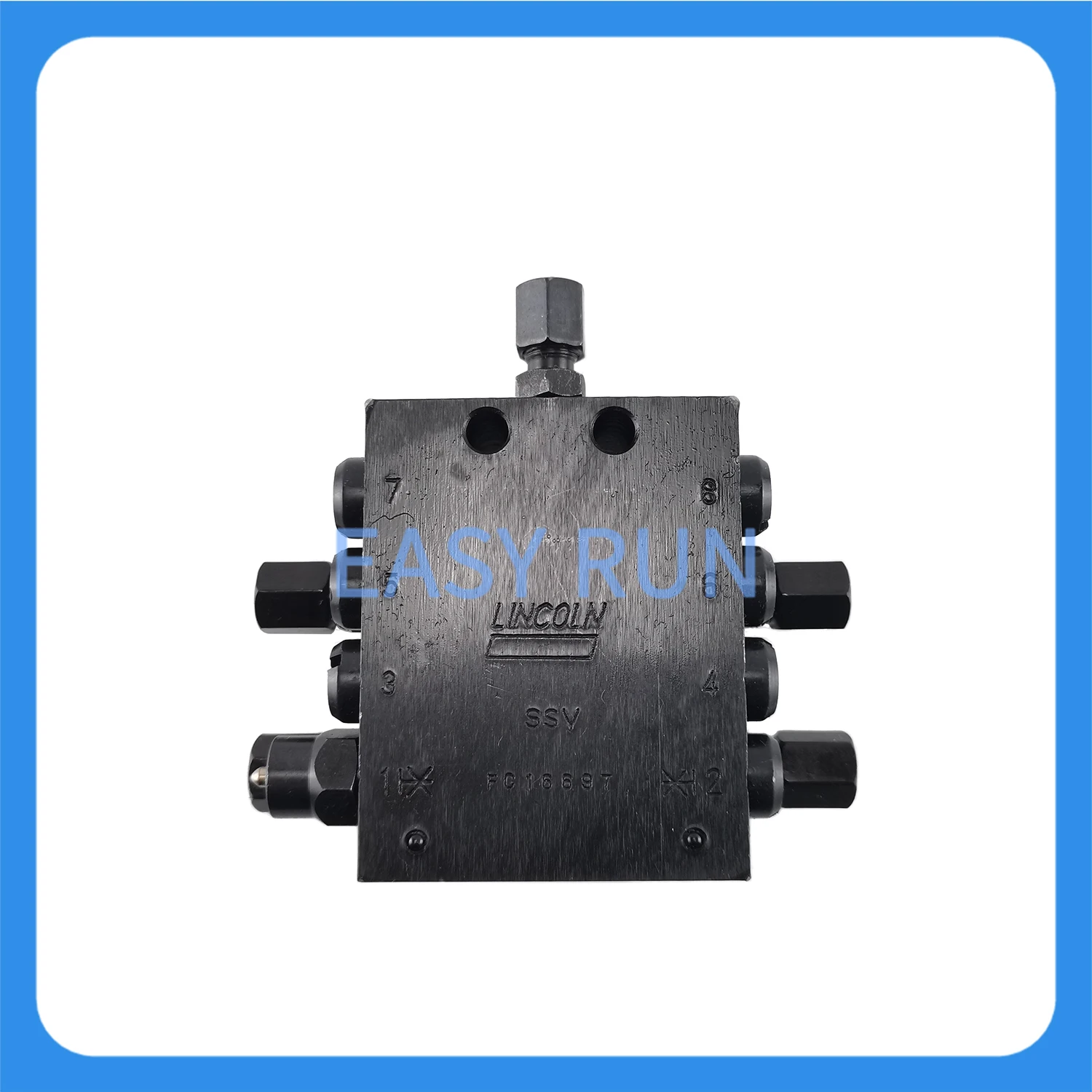 SSV8 Progressive Grease Distributor Quantified Continous Grease Distribution Valve SSV8-4Way