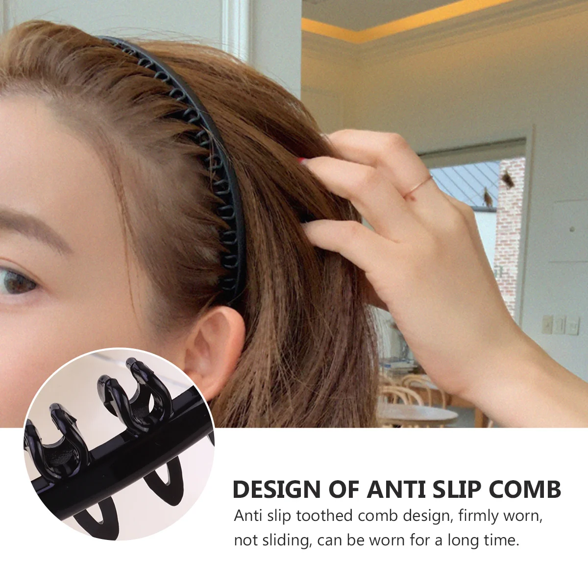 

4Pcs Anti-Slip Headdress Simple Branch Hair Band for Women Daily Wear Party Use Comfortable Fit All Head Sizes Hair Accessories