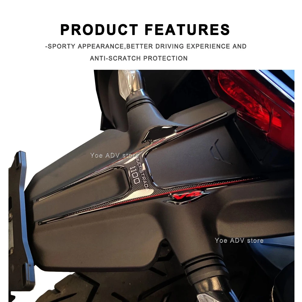 3D Resin Sticker Kit For MULTISTRADA V4 2021 Motorcycle Accessories Tail Tank Pad Waterproof Protective kit Sticker