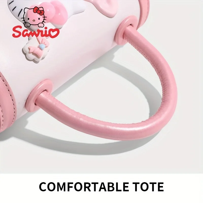 Sanrio Hello Kitty Kawaii Single Shoulder Diagonal Cross Bags Fashion Girl Heart Honey Girl Style Pink Minimalist Crossbody Bag