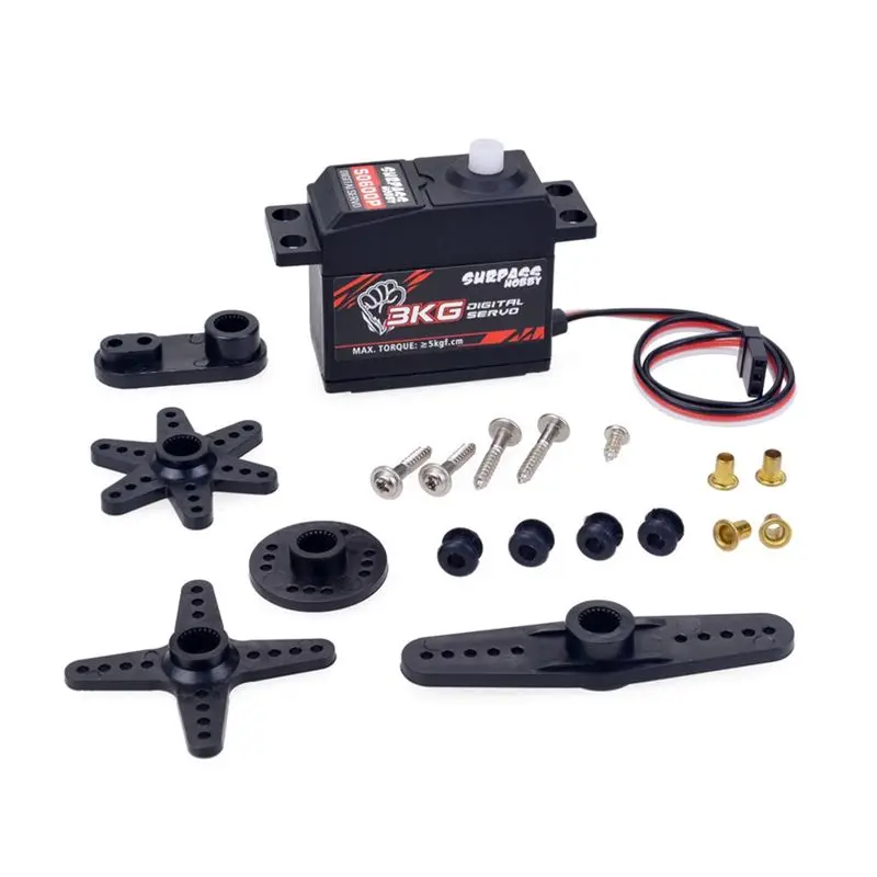 【NEW USER EXCLUSIVE】Surpass Hobby 2440 Motor 4600+35A Electric Adjustable 3Kg Plastic Teeth Digital Steering Gear Remote Control