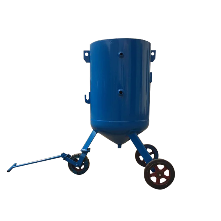 Factory Direct Portable 200L Sand Blasting Machine Automatic Sandblaster for Railway Equipment Rust Removal