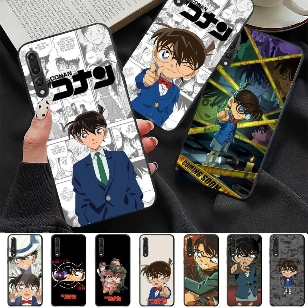 Anime D-Detective C-Conan Phone Case For Huawei P 8 9 10 20 30 40 50 Pro Lite Psmart Honor 10 lite 70 Mate 20lite